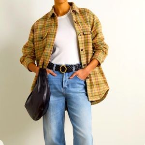 NWT The Great State Park plaid flannel quilted jacket